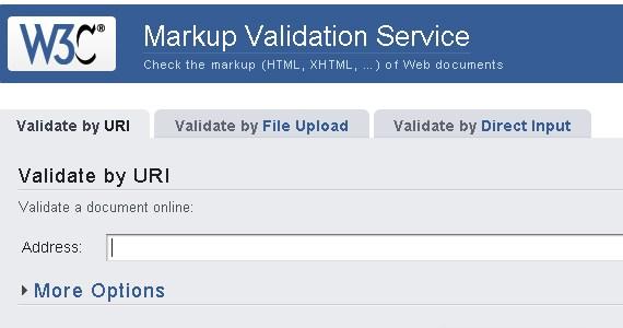 W3C markup validation service