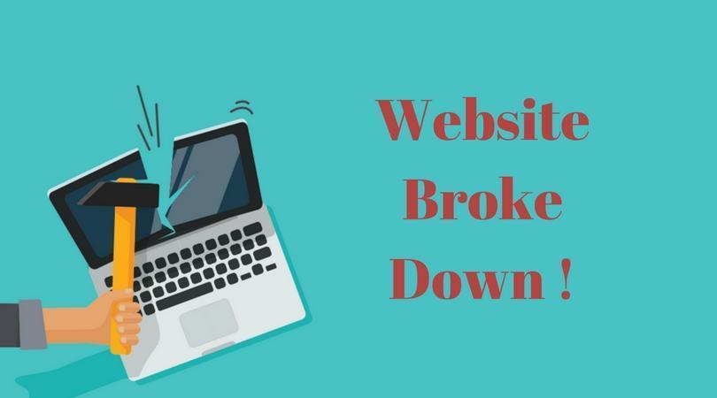 Website Broke Down