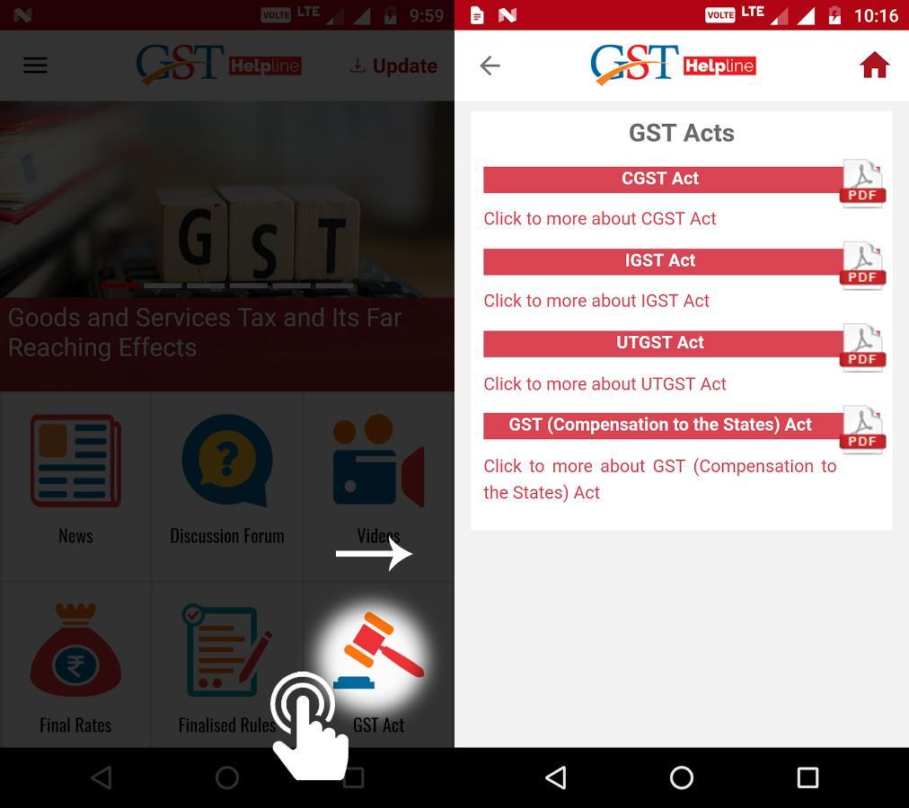 GST App Development - GST Act