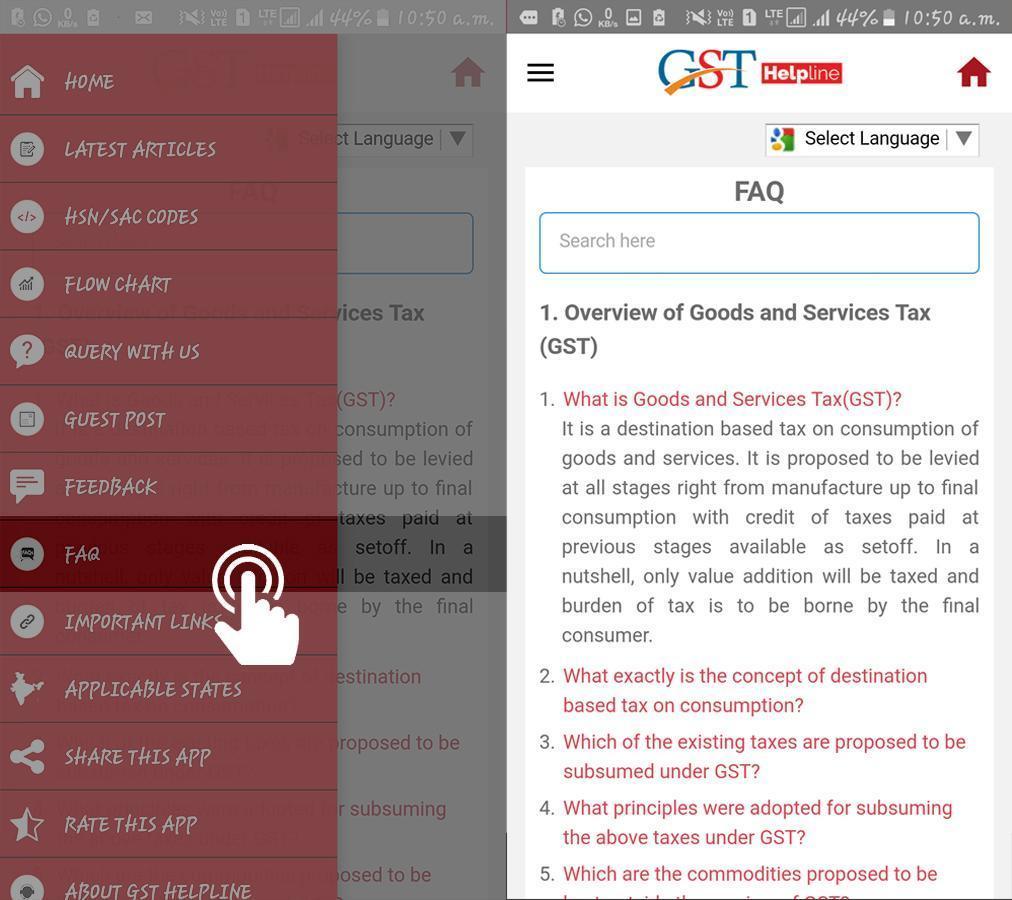 GST App Development- GST FAQ