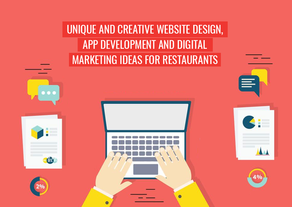 Unique / Creative Website, App and Digital Marketing Ideas for Restaurant