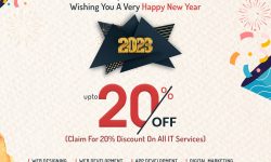 SAG IPL Wishing You A Very Happy New Year 2023 (Claim Up To 20% Discount On All IT Services)
