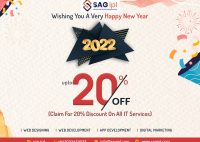 SAG IPL Wishing You A Very Happy New Year 2022 (Claim Up To 20% Discount On All IT Services)