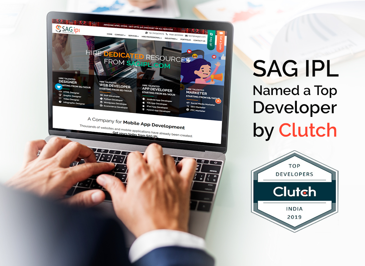 Again Great Achievement - SAG IPL was Named a Top Developer by Clutch!