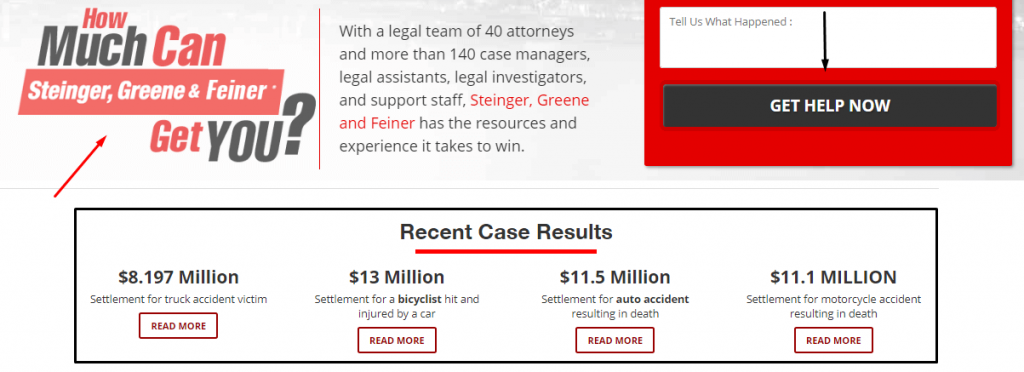 Interesting Headlines for Law firm Website