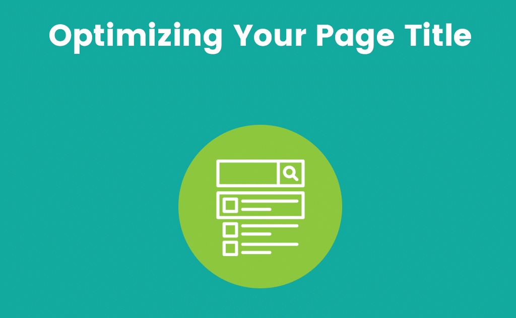 Optimize your page title