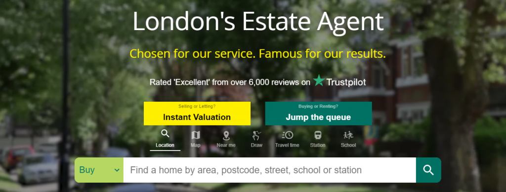 Image of Landing Page Example For Real Estate