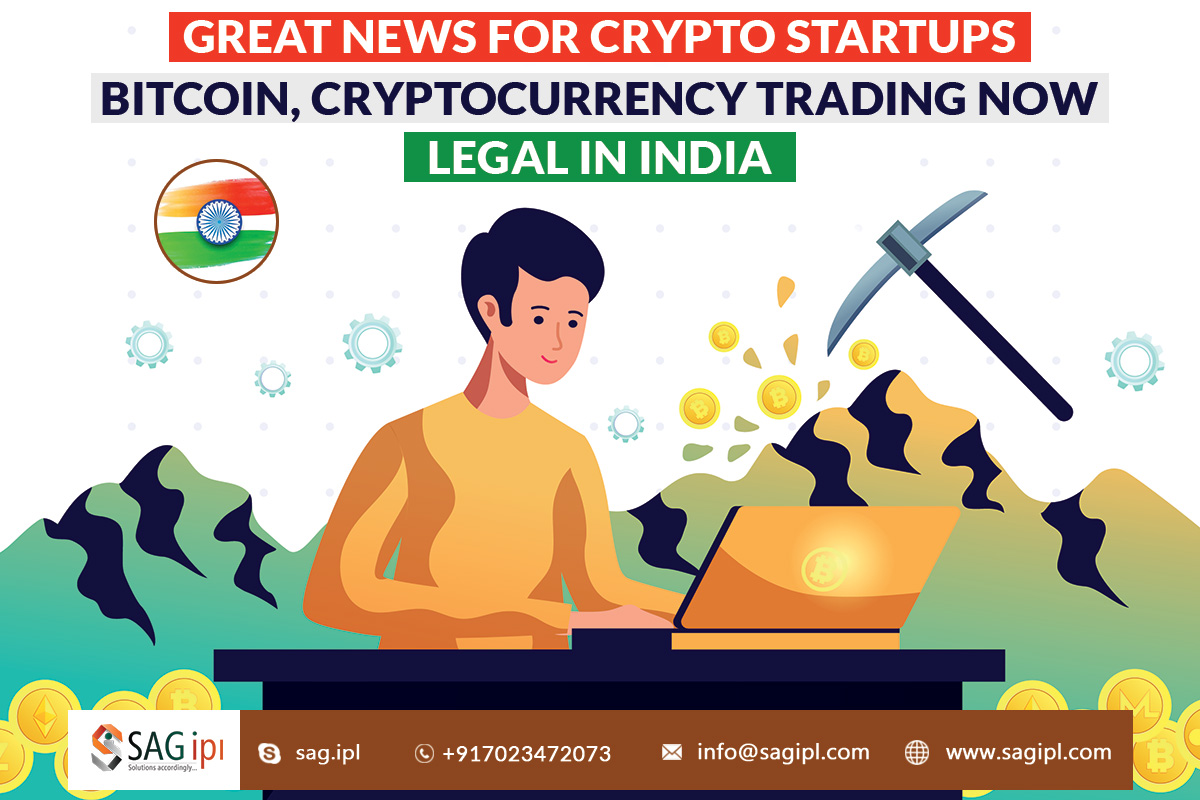 Great News for Crypto Startups: Bitcoin, Cryptocurrency Trading Legal In India