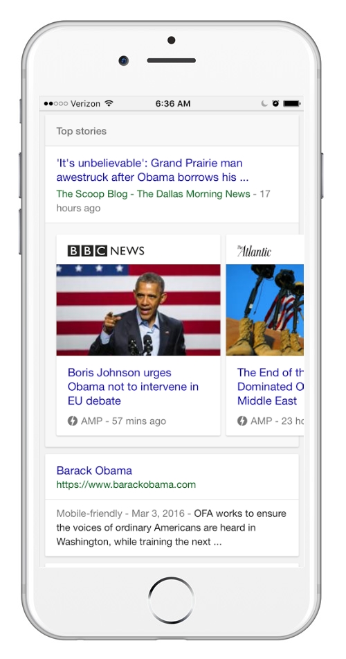 Optimizing mobile Top Stories for Page Experience