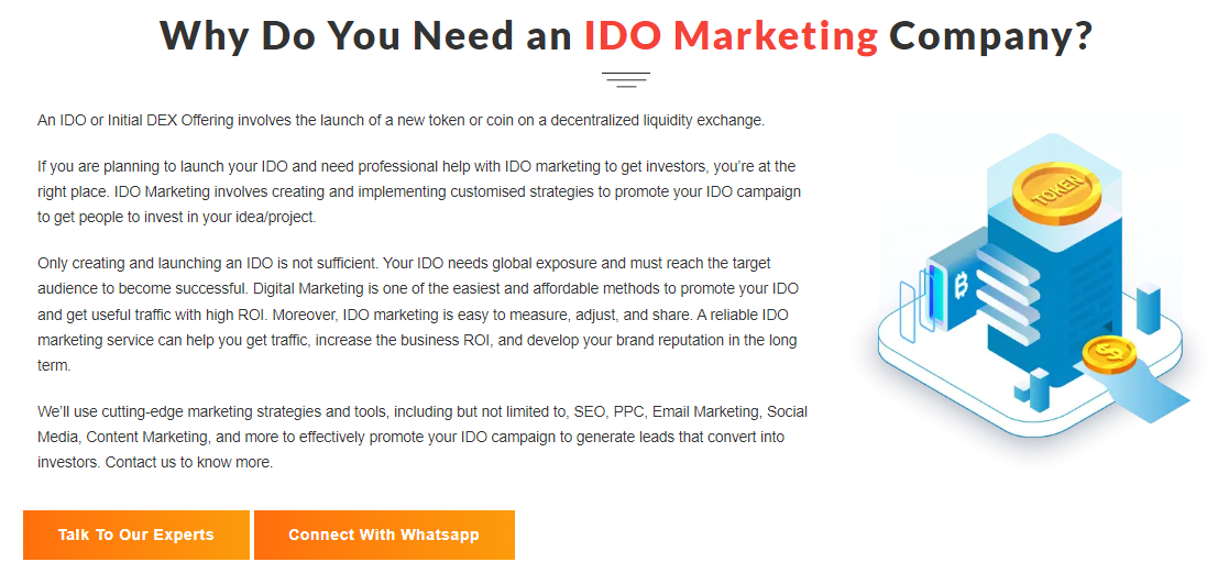 SAG IPL IDO marketing company