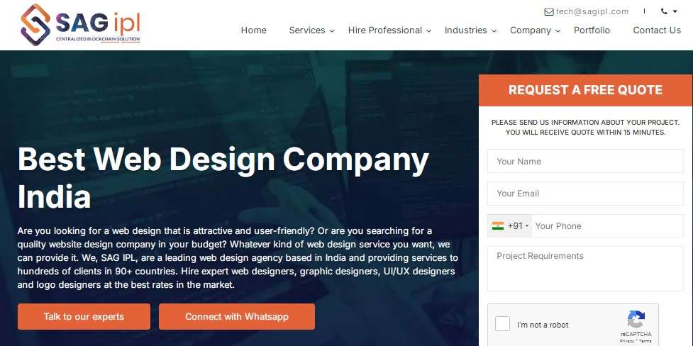 SAG IPL - Best Web Design Comapny