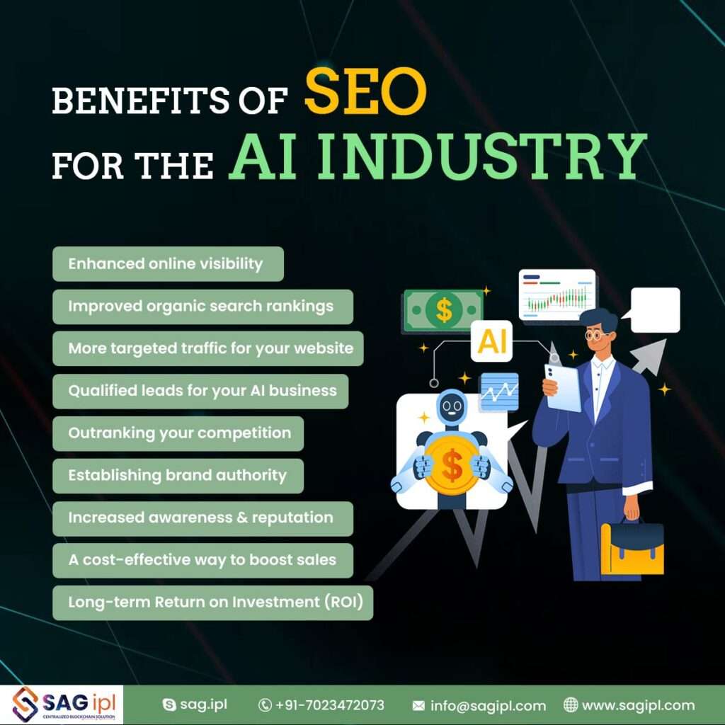 benefits of SEO for the AI industry