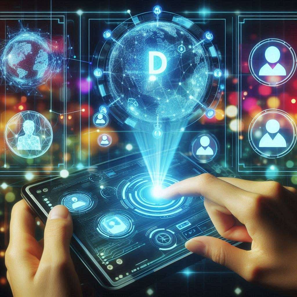 A dApp or decentralized application