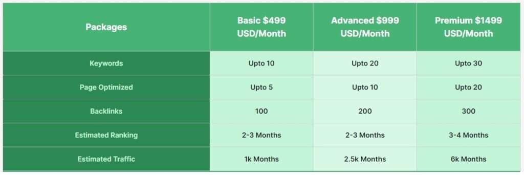 What is Monthly SEO Pricing?