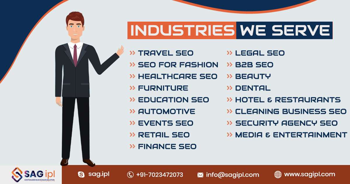 SAG IPL provides SEO services for various industries