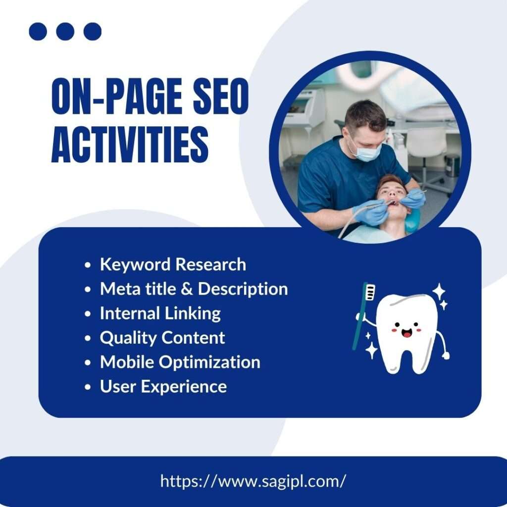 On-page SEO for Dentist Business