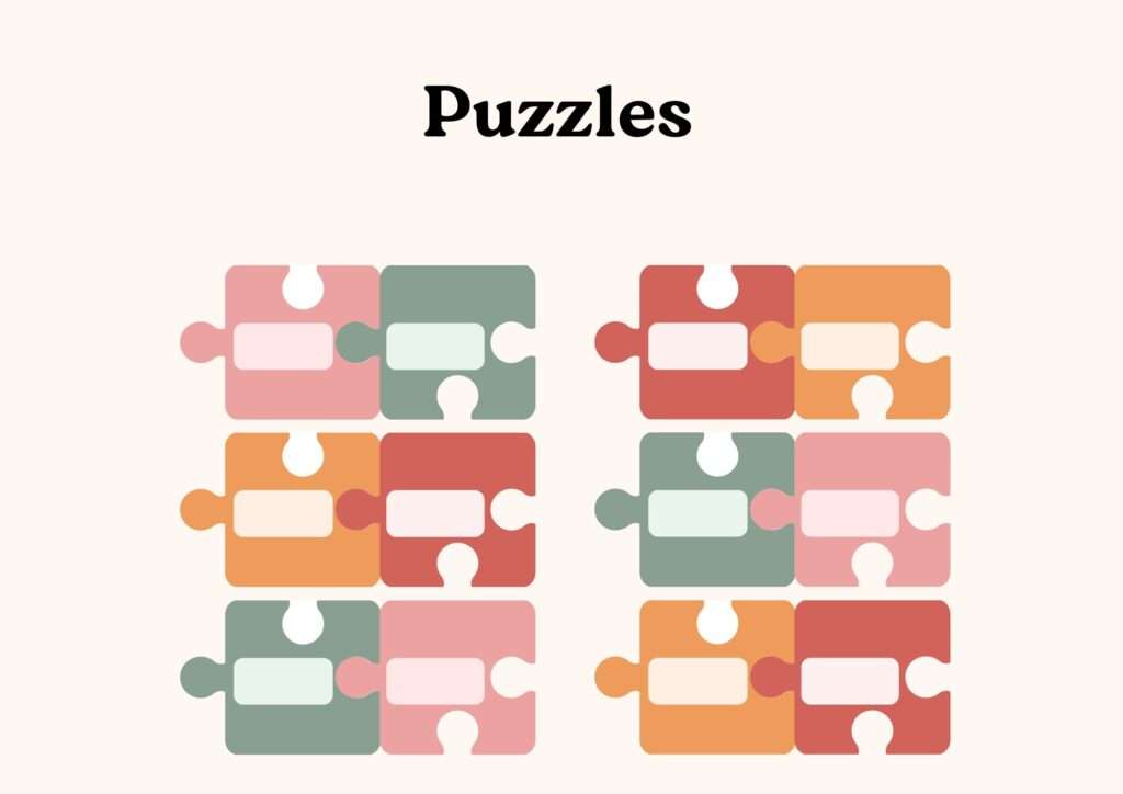 Puzzle for social media post