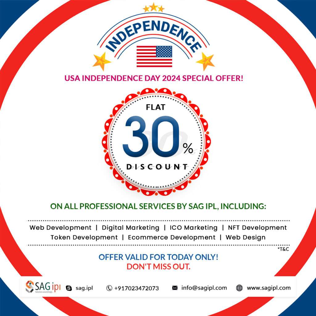 USA Independence day offer.