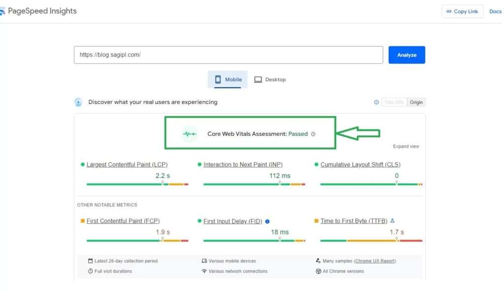 Website Speed Test