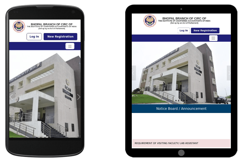 Modern & Responsive User Interface