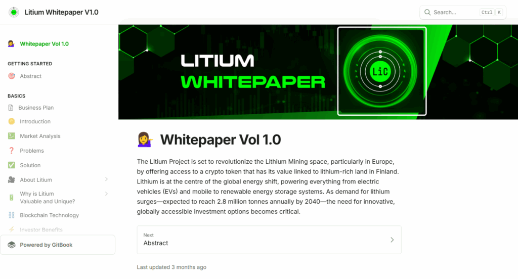 Gitbook White Paper Creation & Design